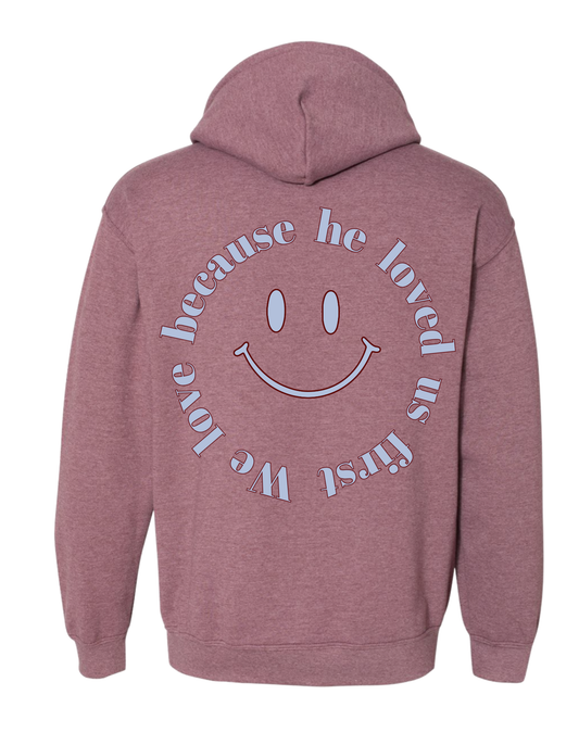 PREORDER Original Love Theory Hoodie-Heather Dark Maroon (Adult)