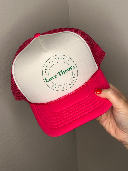 Classic Foam Trucker Hat-Hot Pink