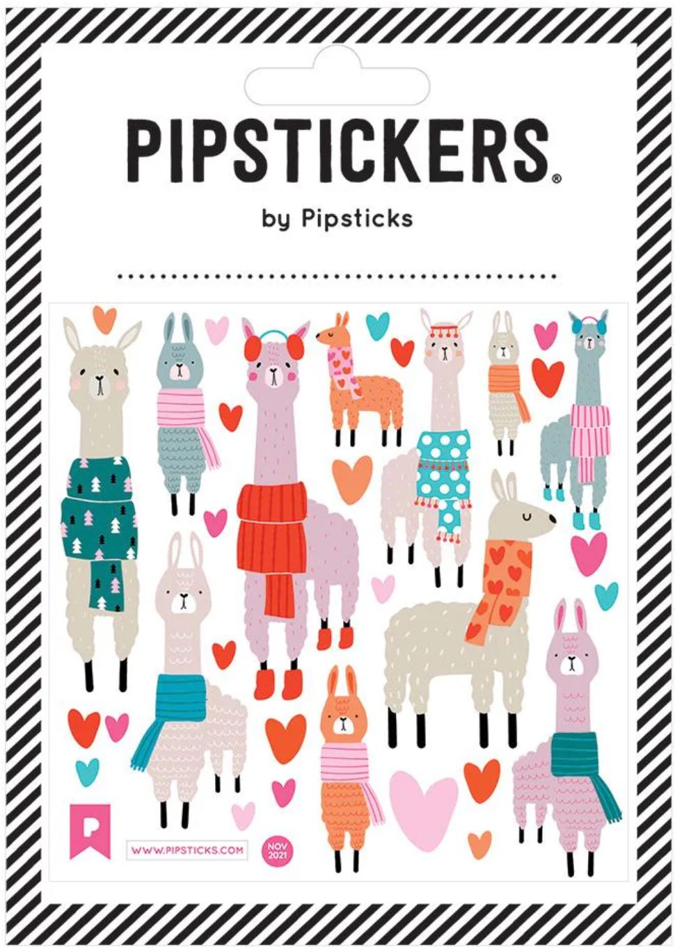 Fuzzy Llama Stickers