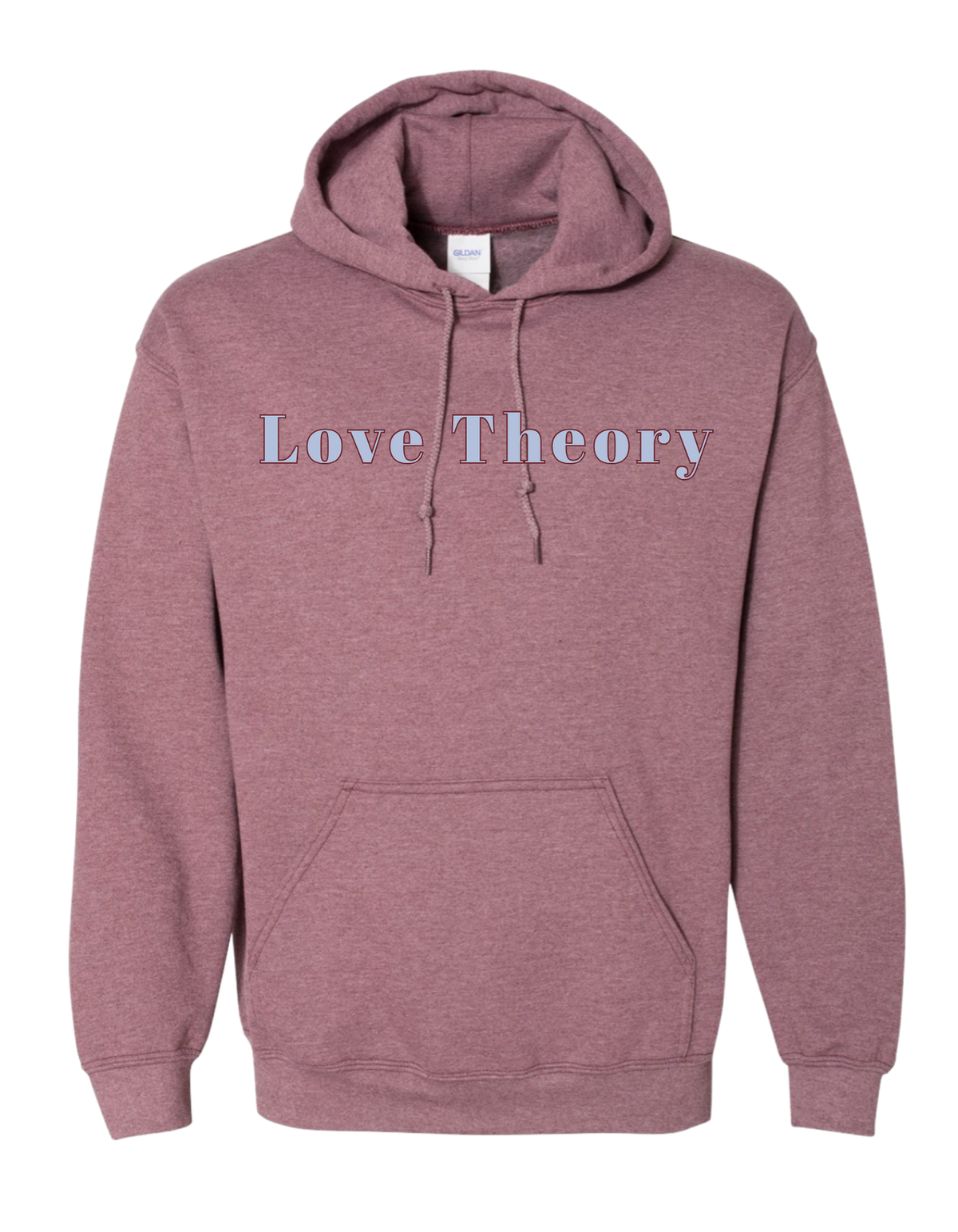 PREORDER Original Love Theory Hoodie-Heather Dark Maroon (Adult)