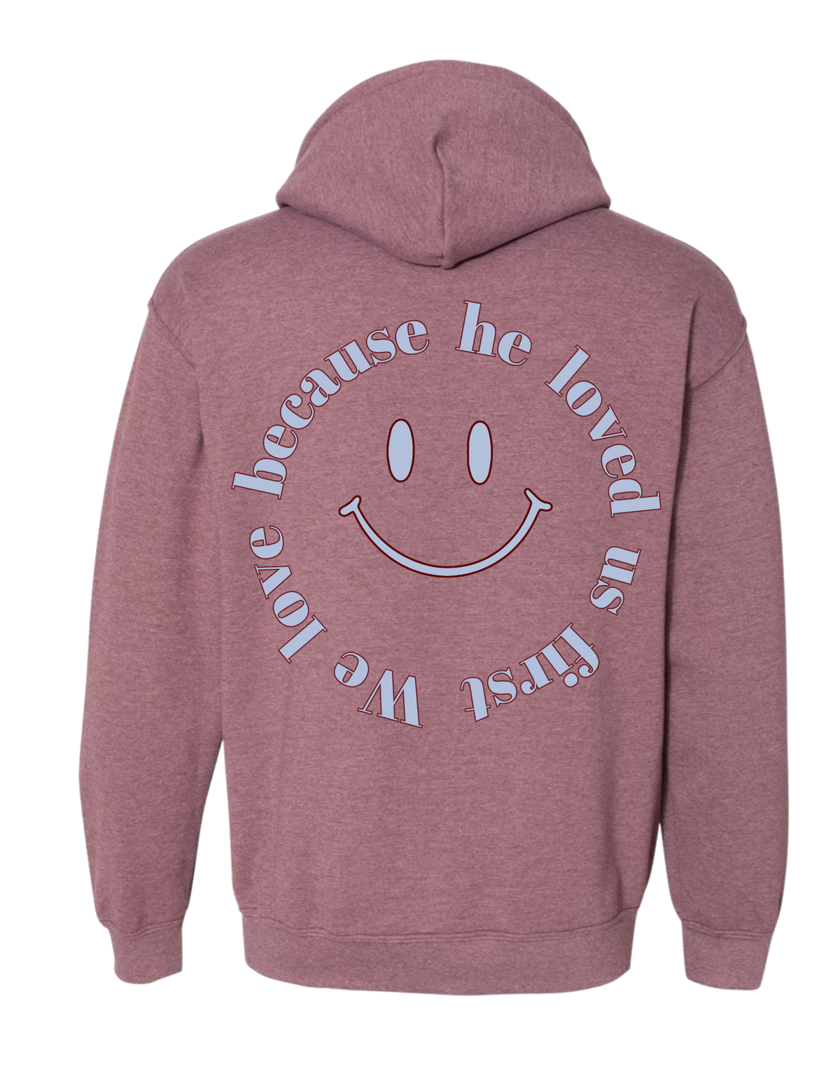PREORDER Original Love Theory Hoodie-Heather Dark Maroon (Adult)