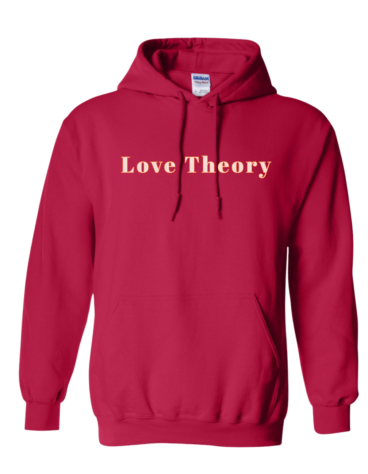 PREORDER Original Love Theory Hoodie-Red (Adult and Youth)