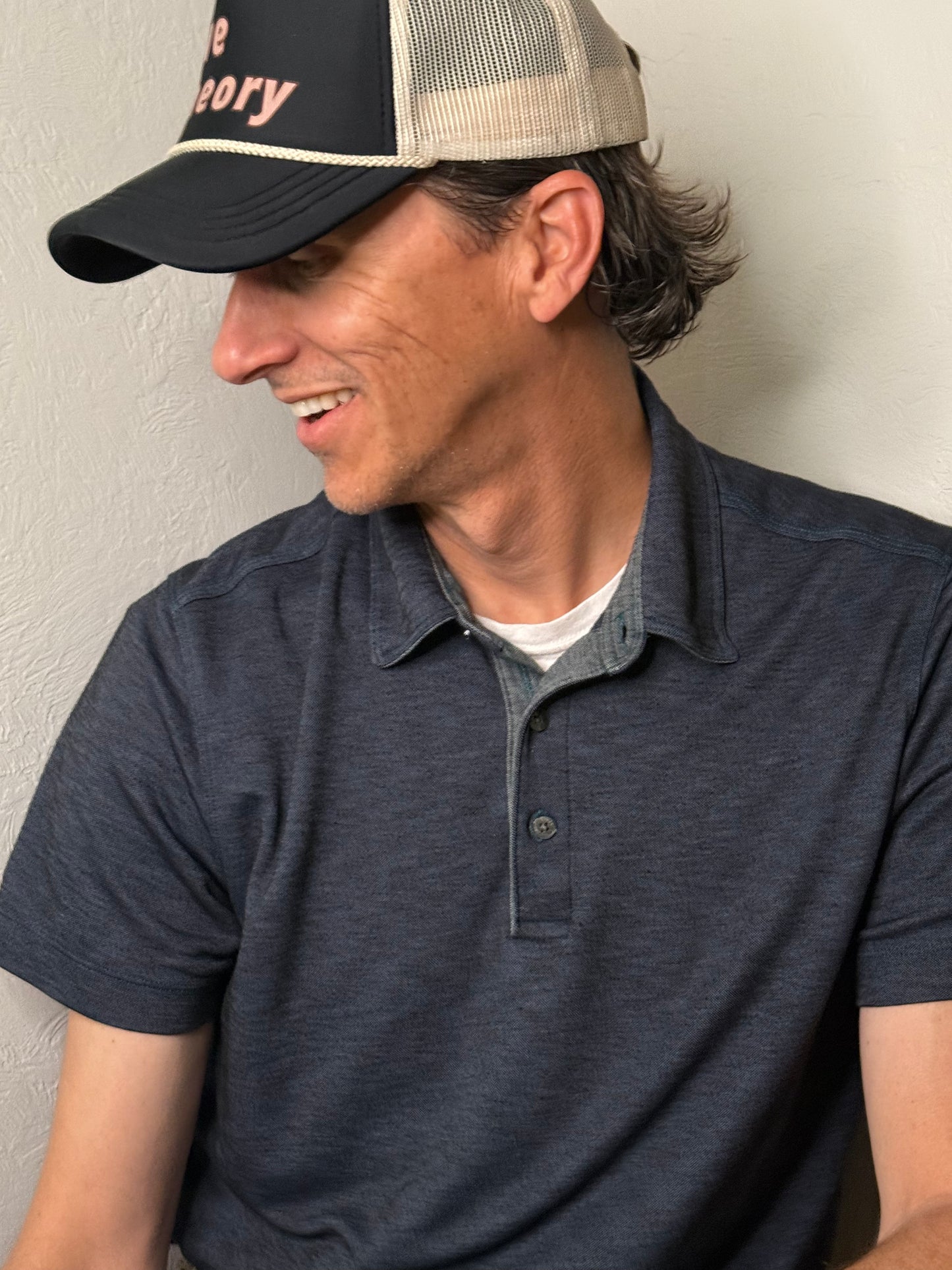 Foam Premium Rope Trucker Hat-Black