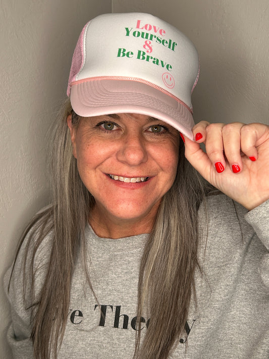 Classic Foam Trucker Hat-Light Pink