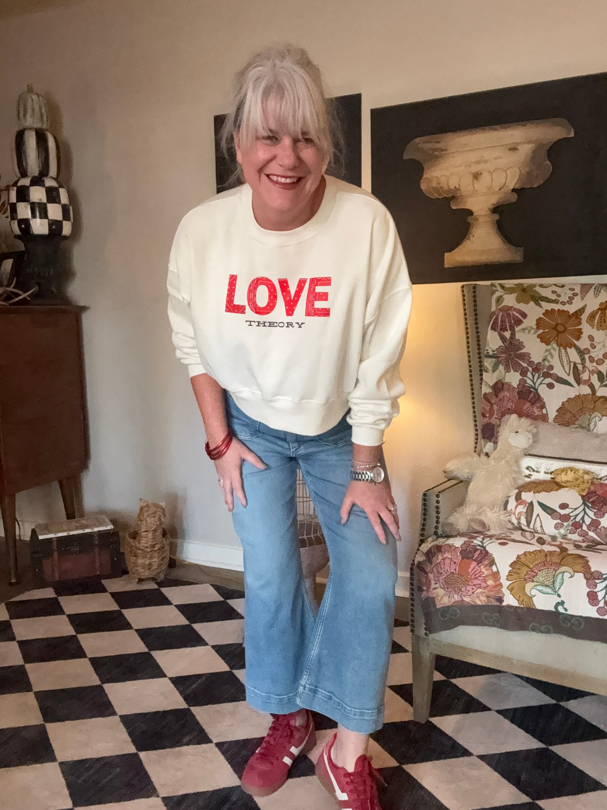 Wherever The Road Takes You Cropped Sweatshirt (Adult)