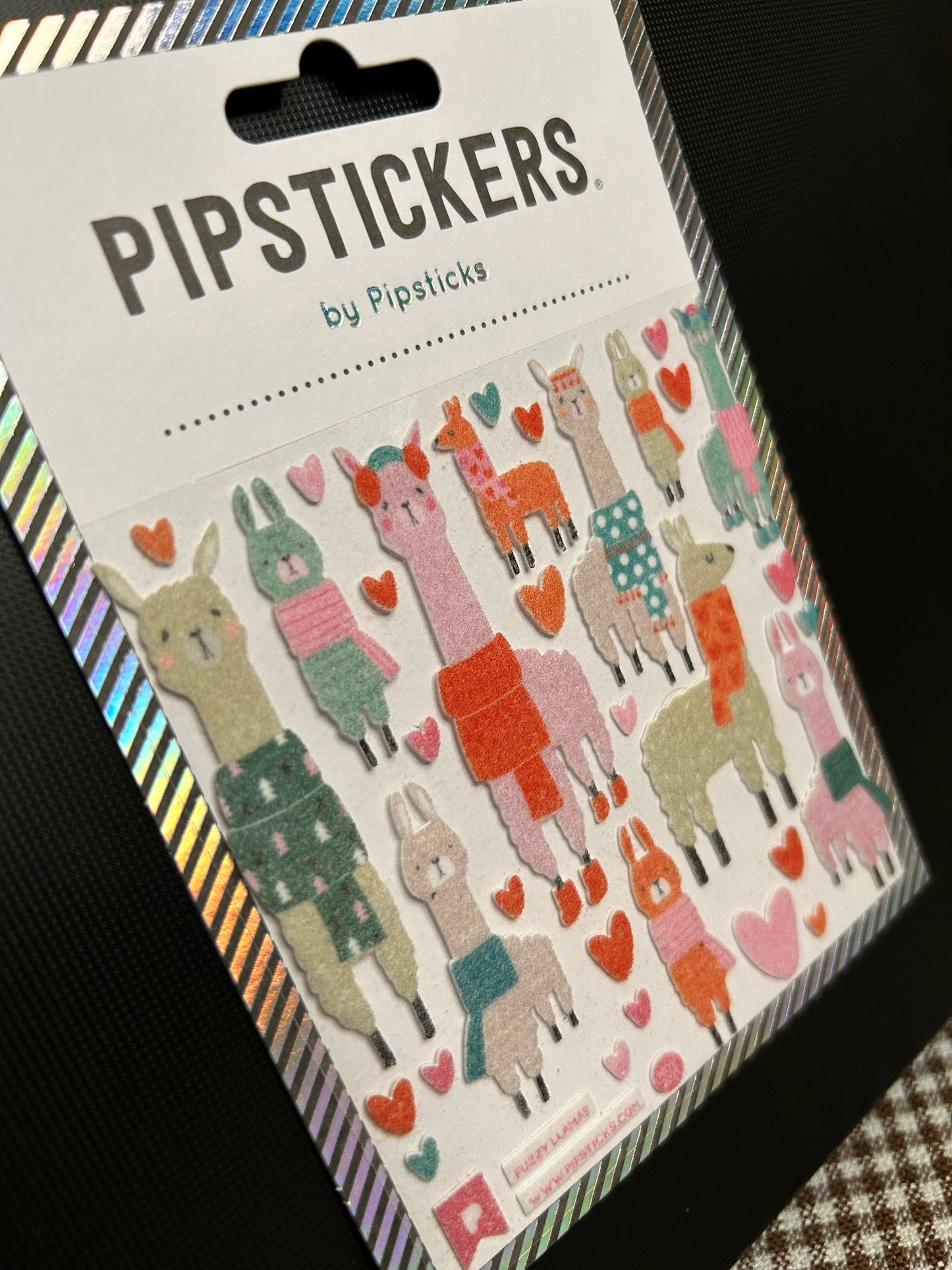 Fuzzy Llama Stickers