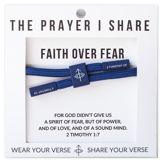 The Prayer I Share-Faith Over Fear Bracelet