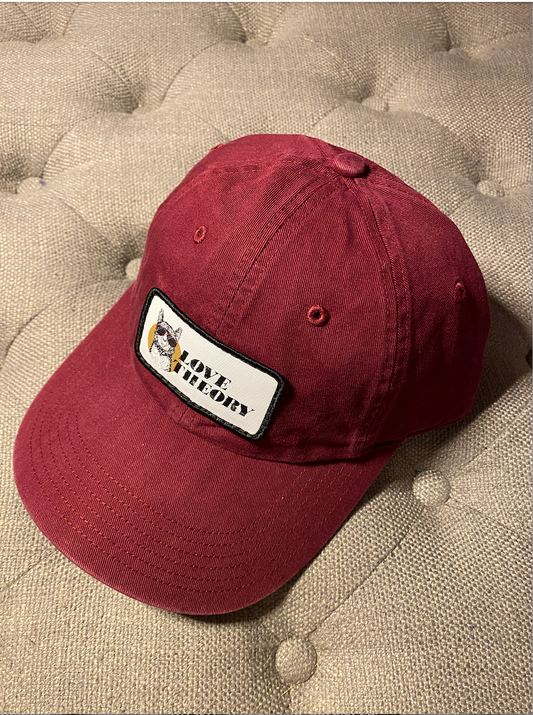 Love Theory Richardson Washed Chino Cap (Maroon)