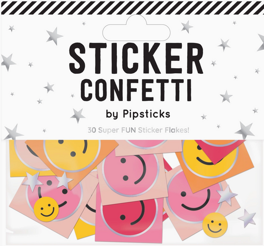 Smiley Face Sticker Confetti