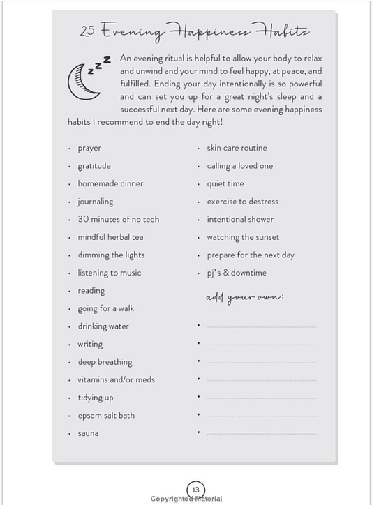 3 Minute Happiness Journal: Create Happy Habits. Change Your Brain. Transform Your Life.